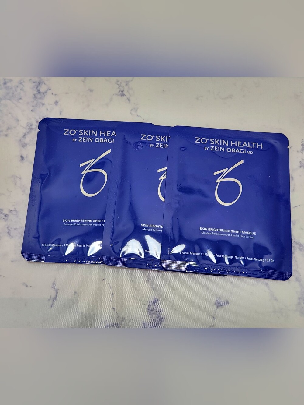 ZO Skin Health Skin Brightening Sheet Masque Set Of 3